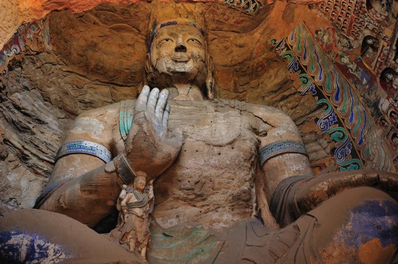 中国・古玩「石仏・仏陀坐像」中国三国時代・北魏・南梁・寺院跡地発掘仏・自然石 中国・古玩「石仏・仏陀坐像」中国三国時代・北魏・南梁・寺院